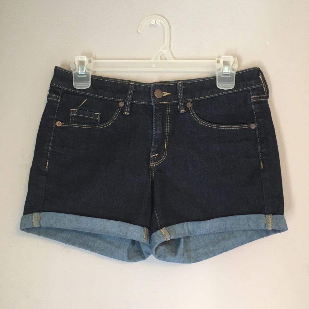 *DONATING* Mossimo Mid-Rise Dark Wash Denim Shorts